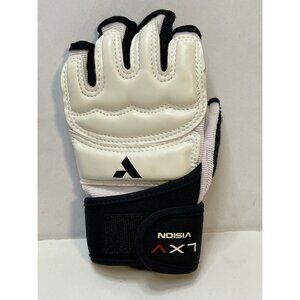LXV Vision sparring glove youth small left hand fingerless boxing white